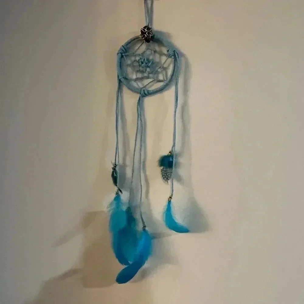 Lorena Espinoza Design handmade dream catcher with gemstone